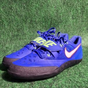 Nike Zoom Rotational Blue Black Throwing Shoes 685131-400 Men Size 9